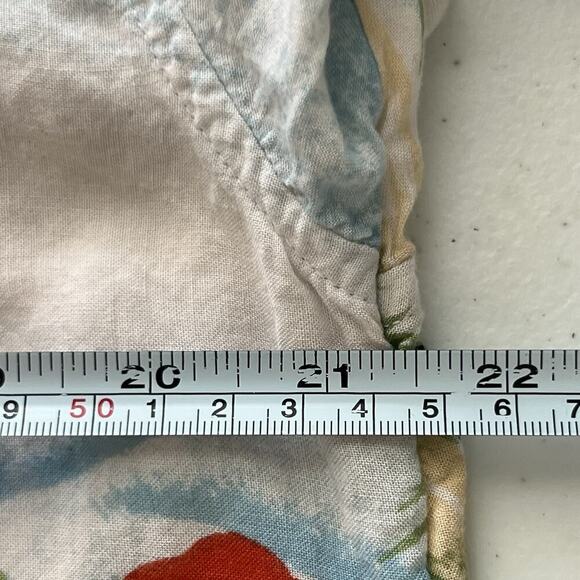 Vintage Cherokee Hawaiian Button Down Shirt Mens Sz M 90s Wooden Botton Surf‎ - Picture 12 of 15